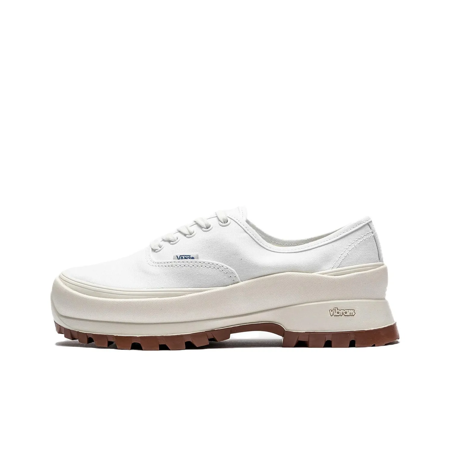 Vans Authentic Vibram Abrasion Resistant Low Top Casual Shoes Unisex White