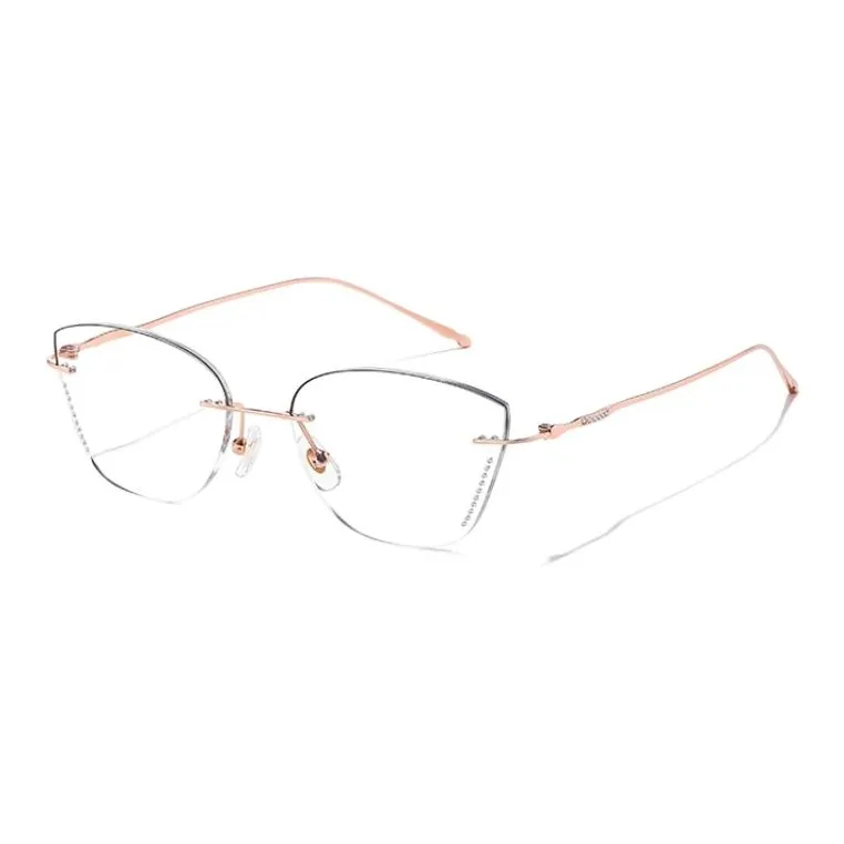 Morakot Butterfly Оправы для очков Женские Rose Gold