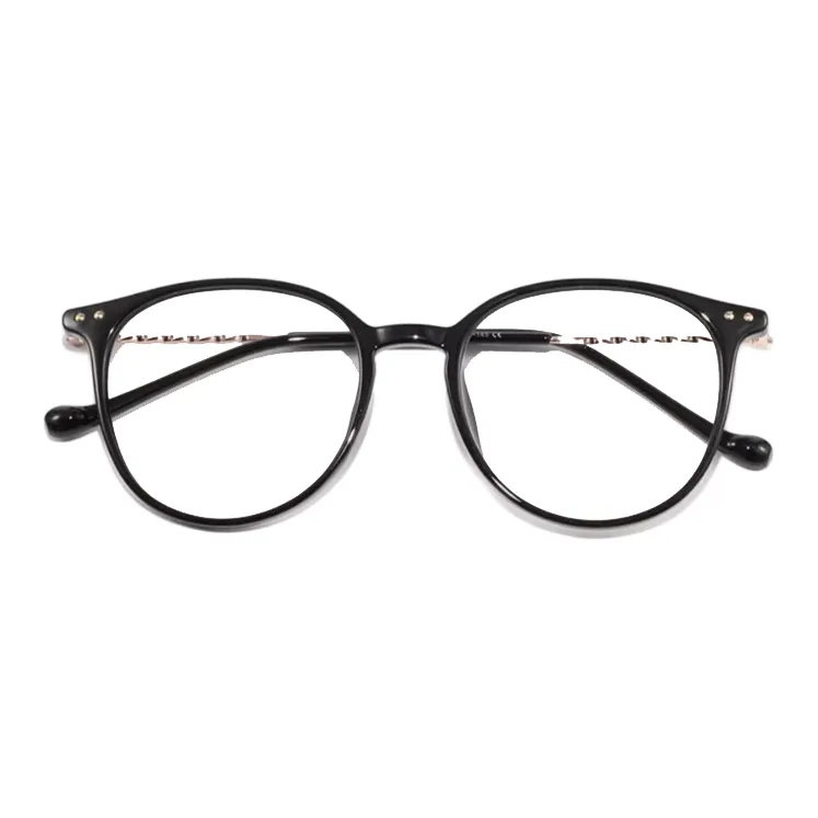 RUOYUN Сплав TR Памятный пластик Круглые Оправы для очков Женские Многоцветные