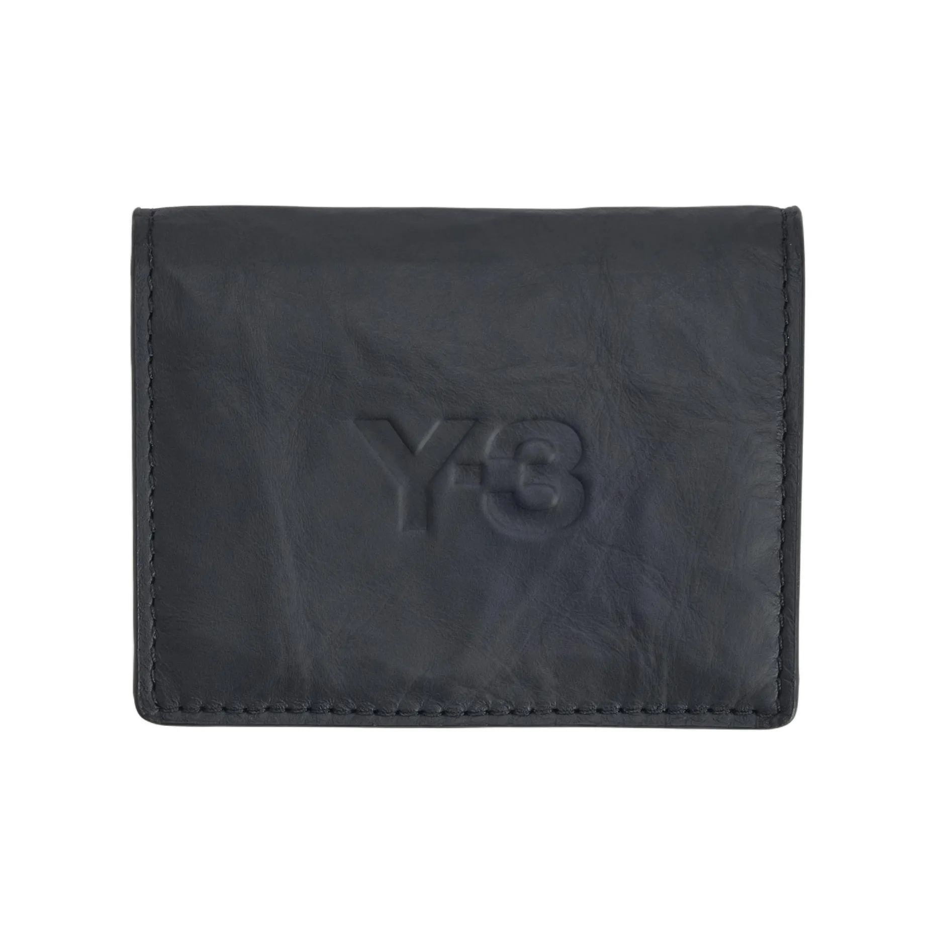 Y 3 Коровья кожа Кошелек Унисекс Черный