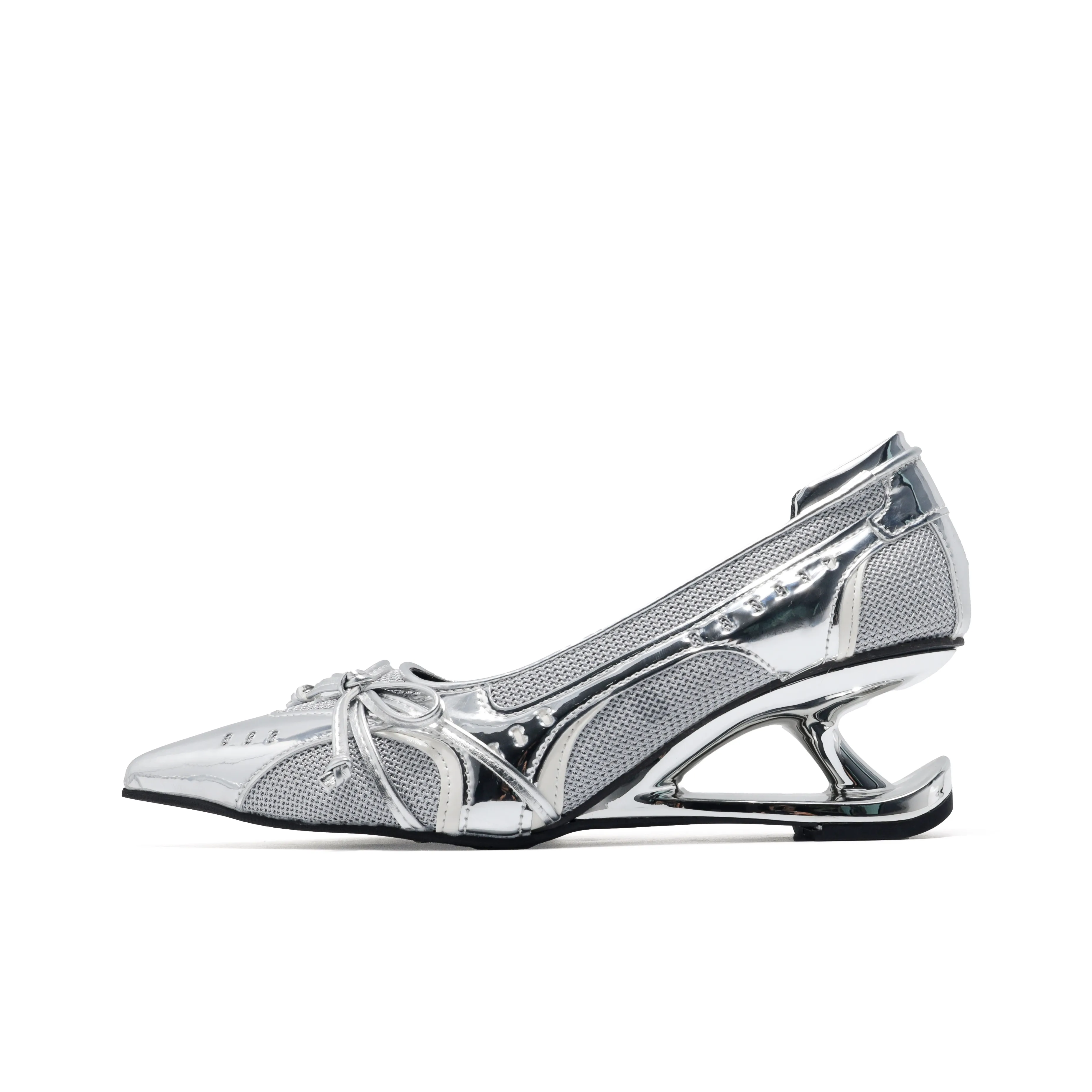 Yang Nianhua Нестандартный каблук Высокие каблуки Женские