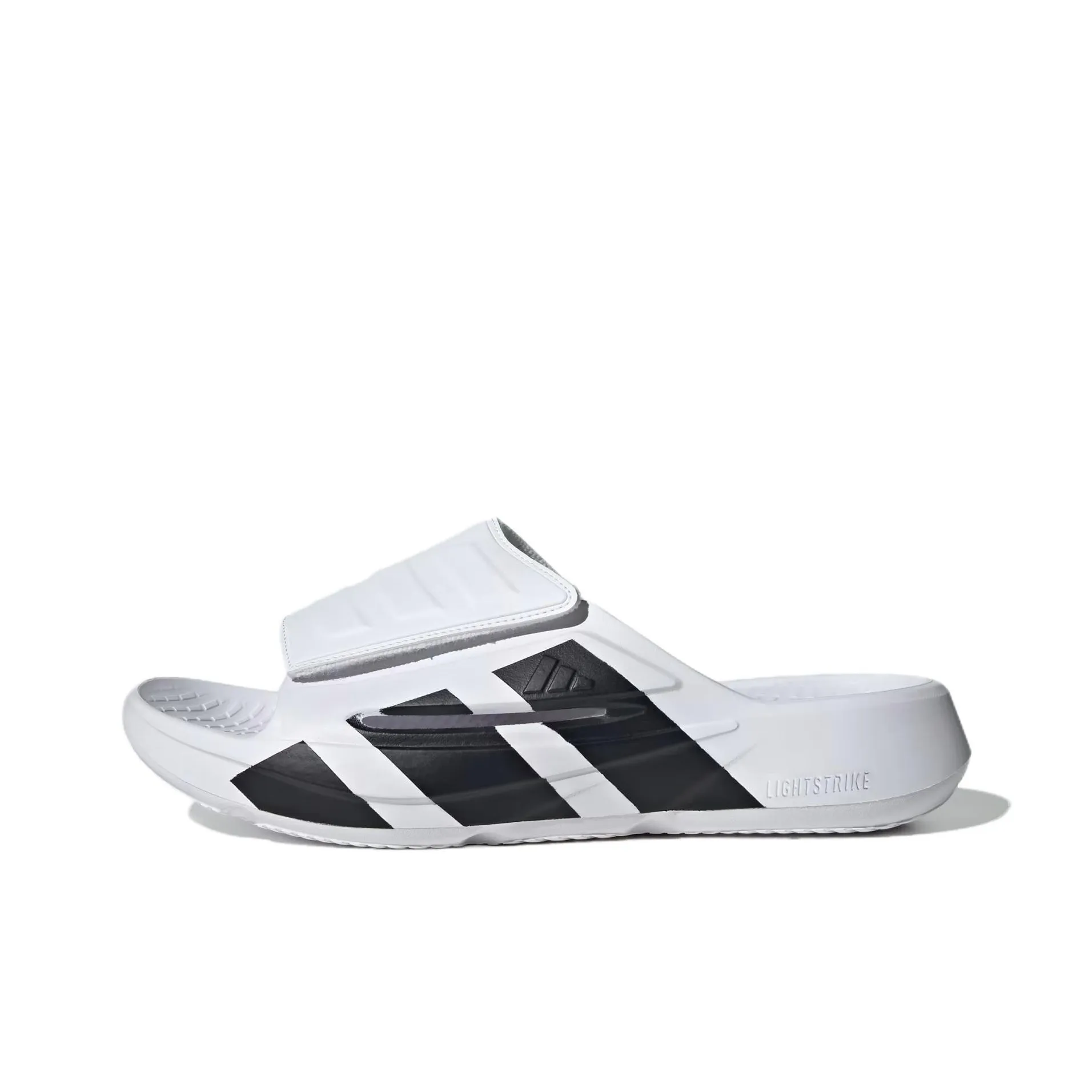 Adidas LIGHTBLAZE Устойчивые к истиранию Слипоны Унисекс Белый Черный