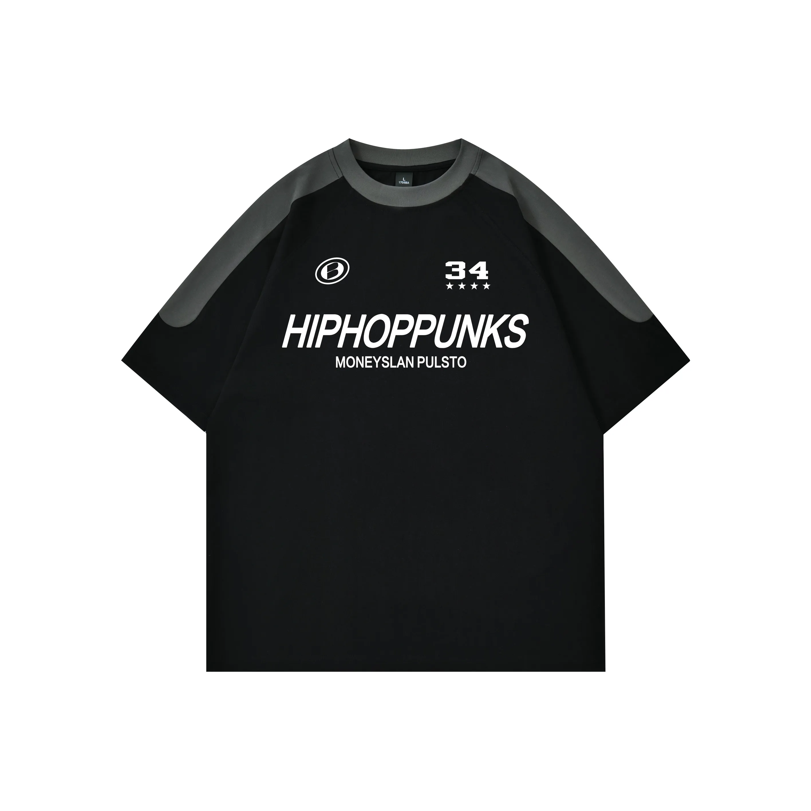 HIPHOPPUNKS Черная унисекс футболка