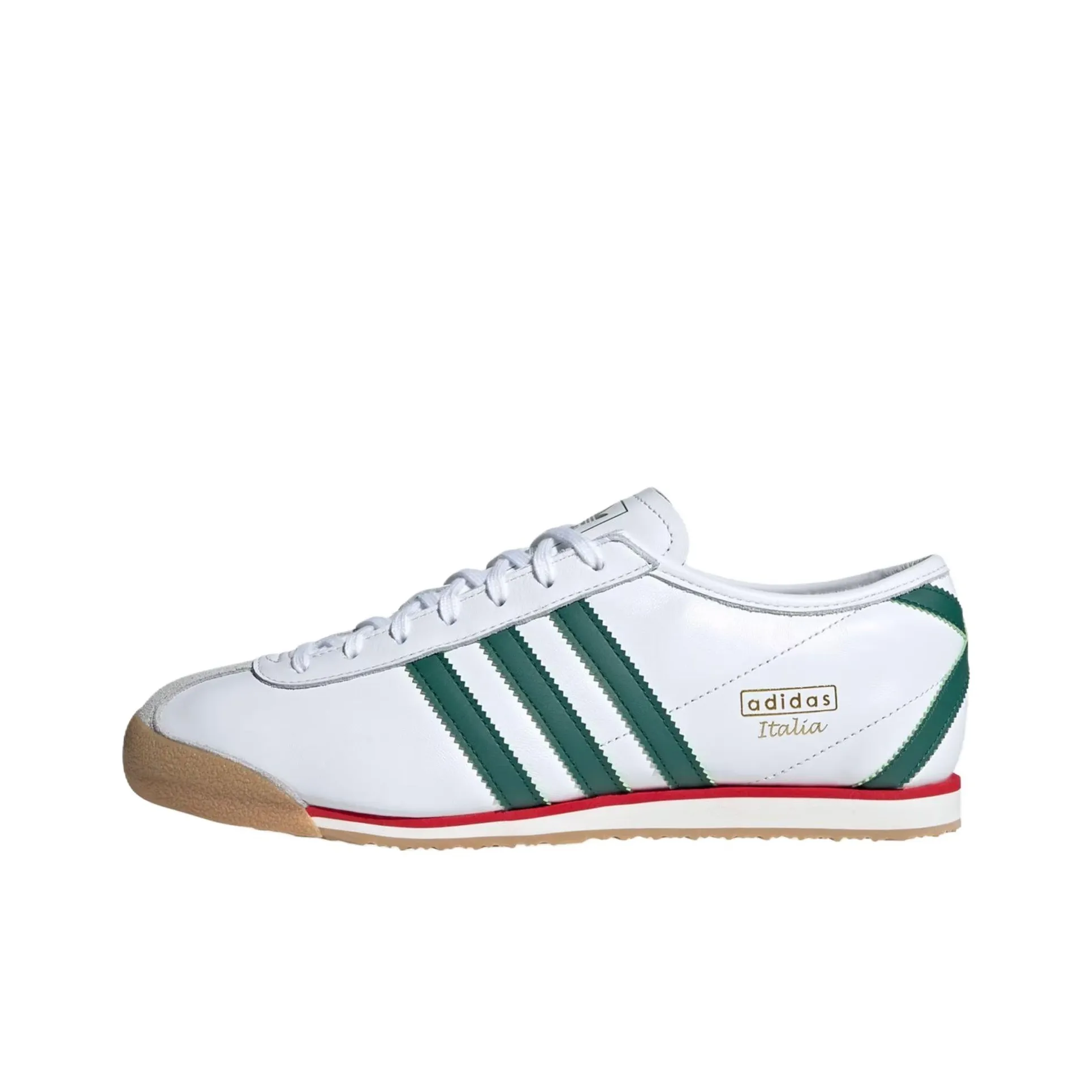 Adidas Originals Italia 70s Устойчивый к истиранию низкий топ Повседневная беговая обувь Мужская Белый Зеленый