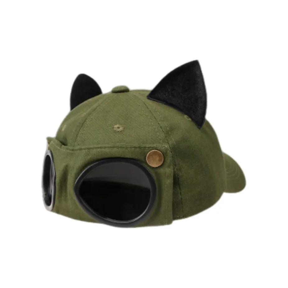 Leopard Kitten Хлопковые кепки унисекс