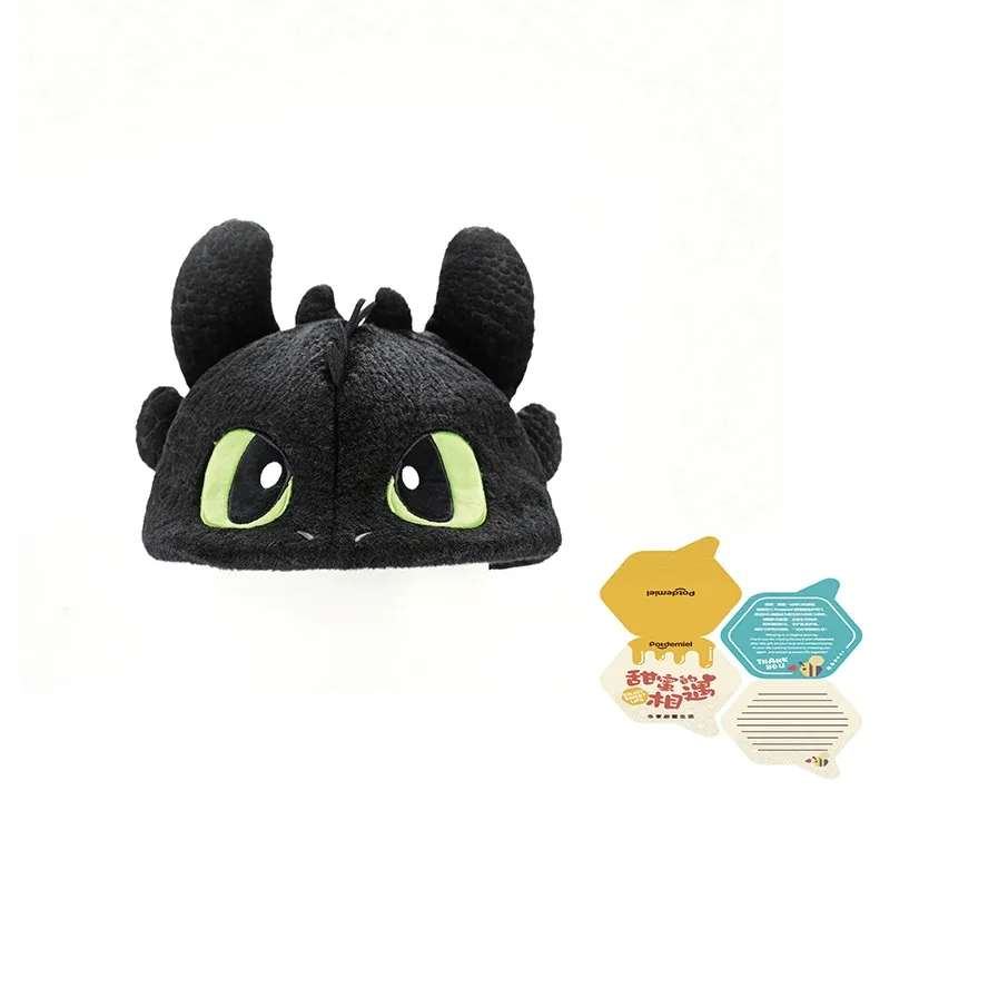 POTDEMIEL x HUANQIU Полиэстер Шапки и Кепки Унисекс Черный