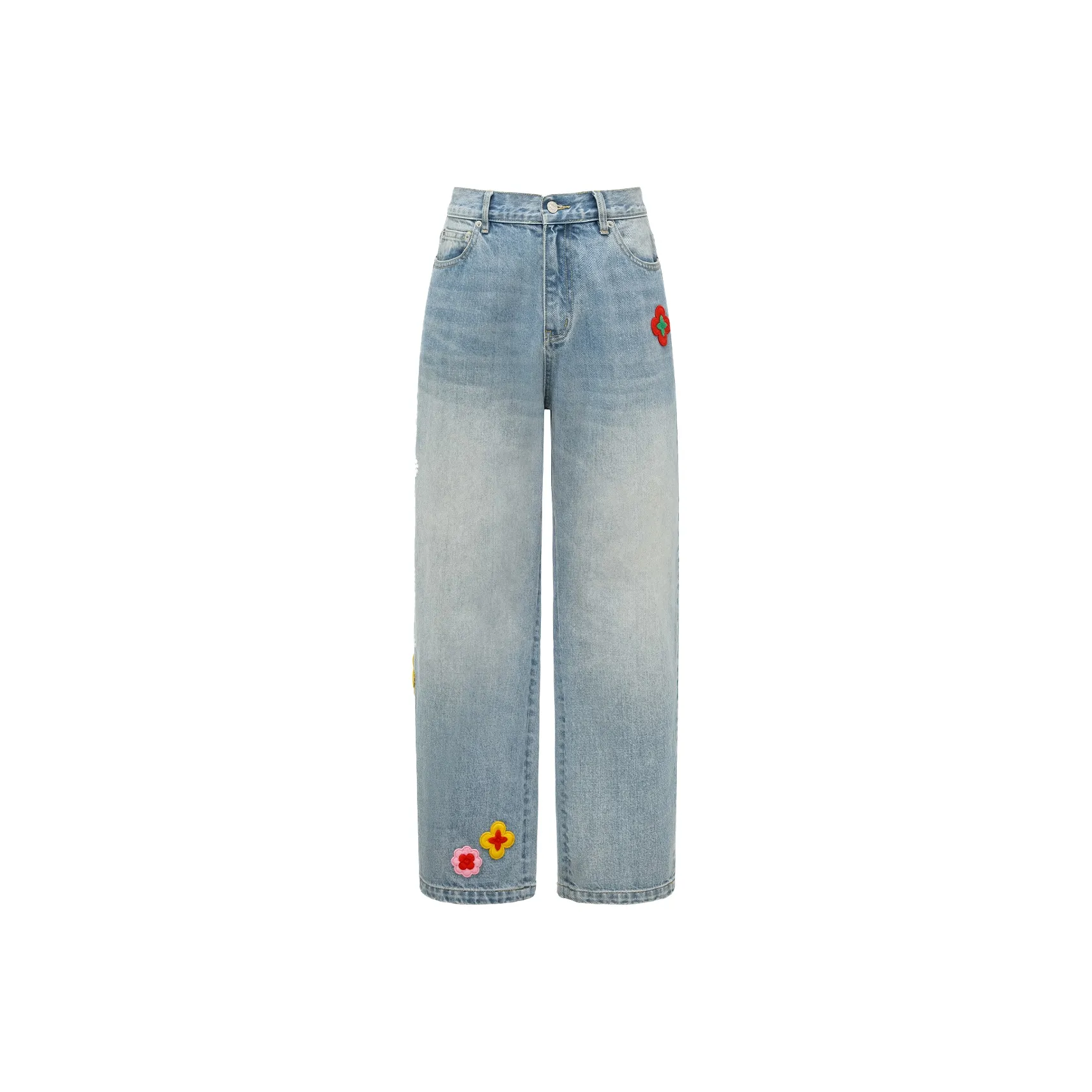 GB Джинсовый синий Унисекс Джинсы