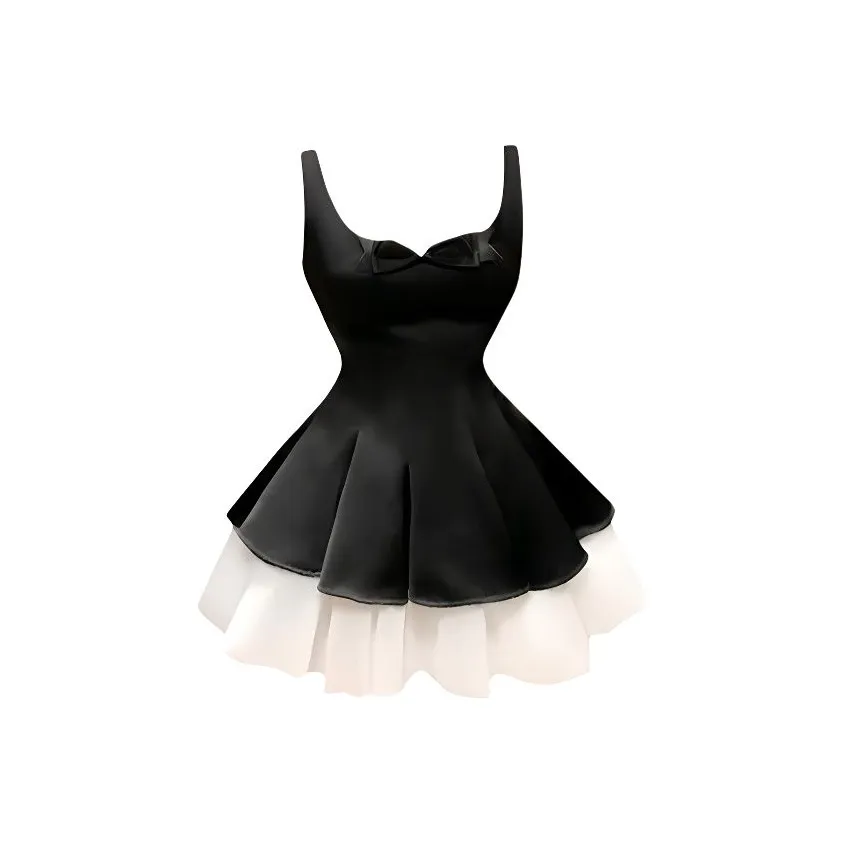 COVT Черные Женские Платья без рукавов