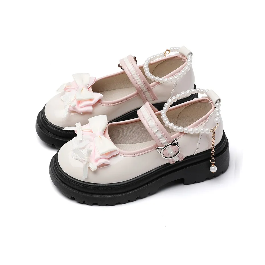 OLDDESIRE Грубый каблук Туфли Мэри Джейн Женские Бежевые