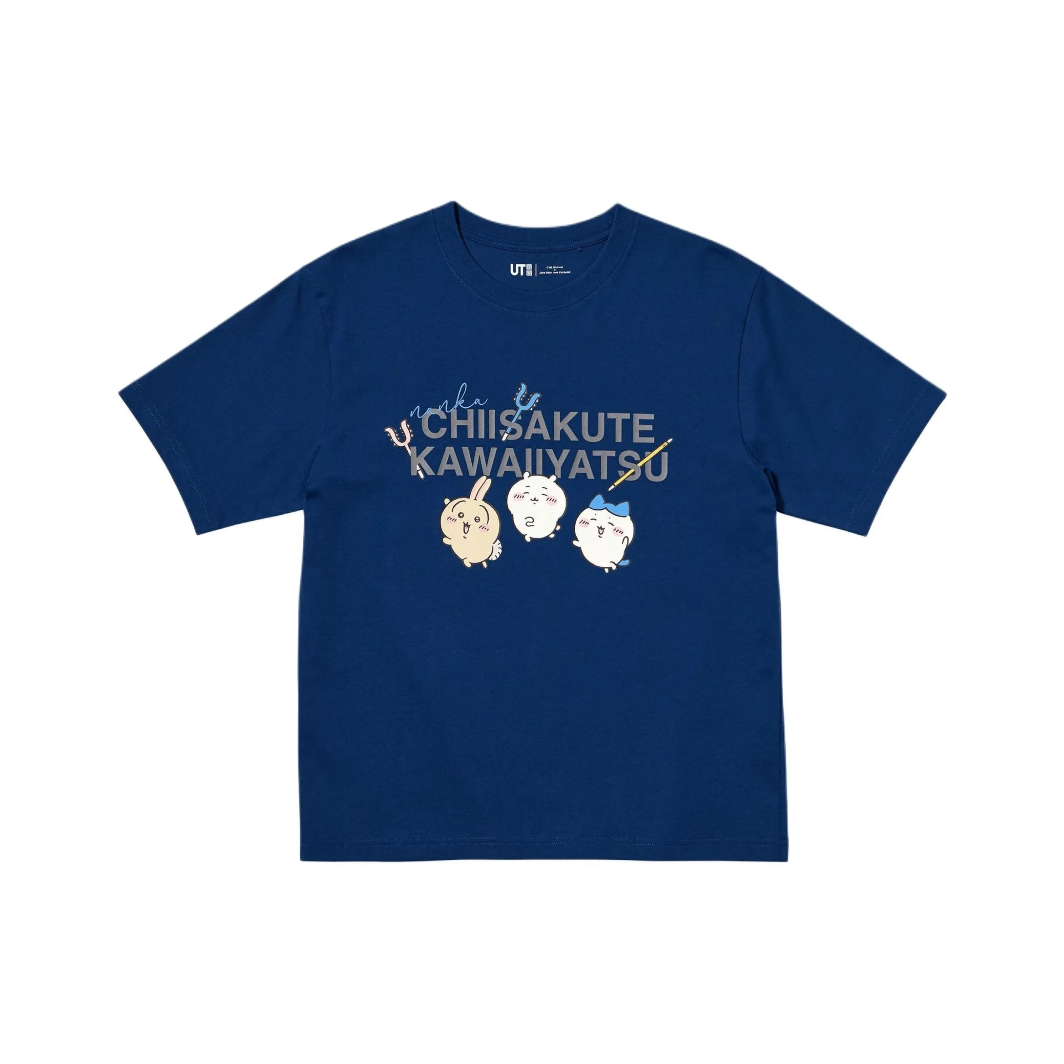 UNIQLO Chiikawa X Joke Bear and Friends Collaboration Стандартная T-рубашка Женская