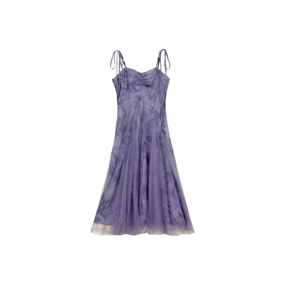 MISTVB Светло-фиолетовый Женские Слиплатья