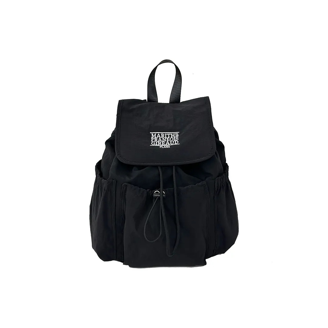 BUBM Нейлон Рюкзак Унисекс Черный Серый