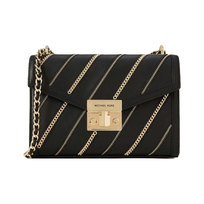 MICHAEL KORS Artificial Leather Crossbody Bag Medium Women's Black