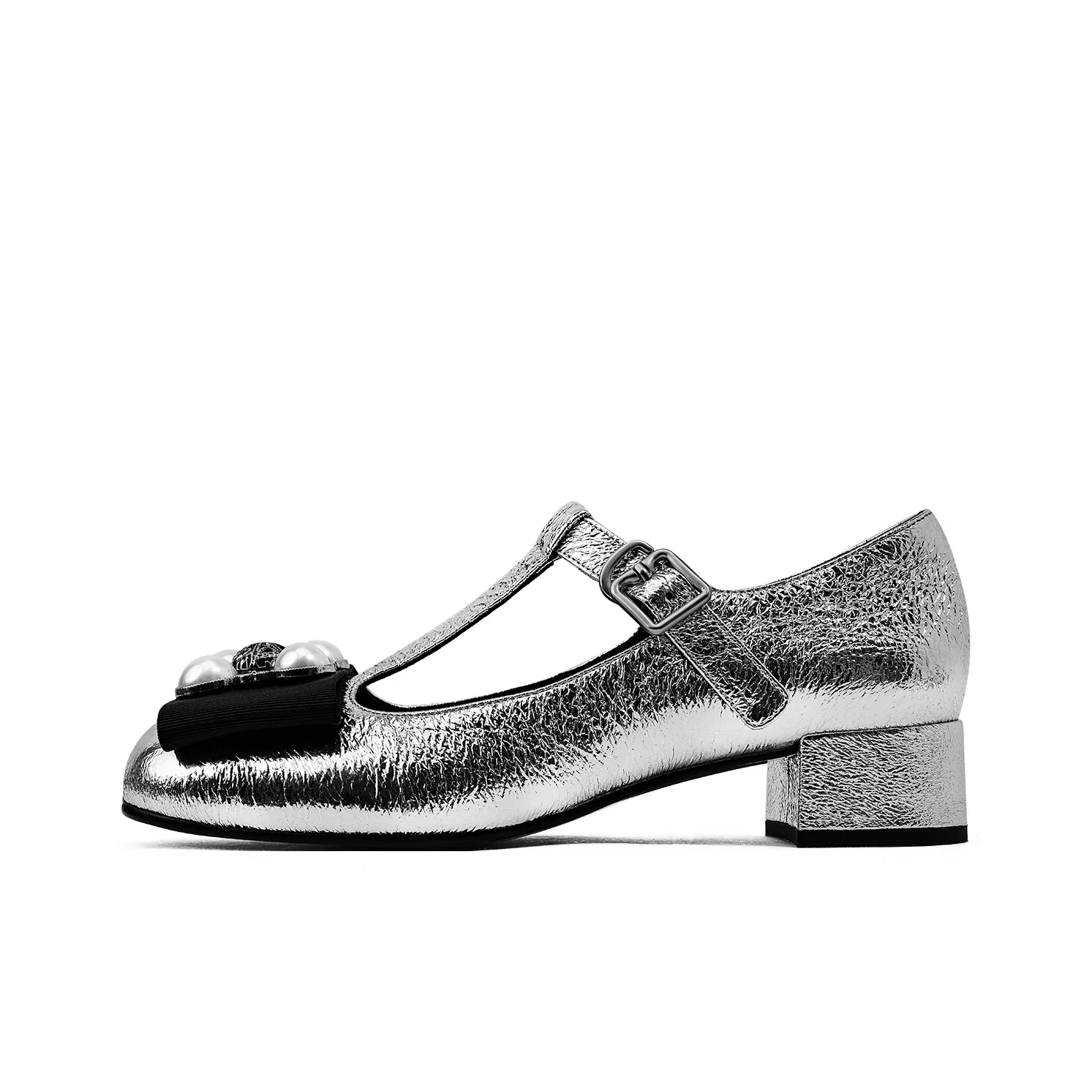 KMD Gemma Грубый каблук Туфли Мэри Джейн Женские