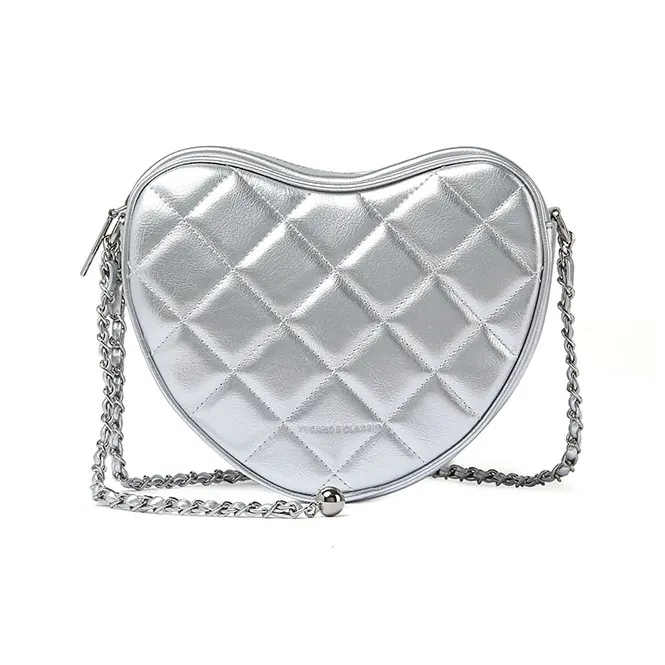 TUCANO ПУ (полиуретан) Сумка через плечо Сумка на плечо Женская Ледниковый серебристый