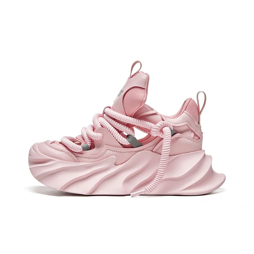 XMZY Breathable Lightweight Height Increasing Low Top Chunky Sneakers Unisex