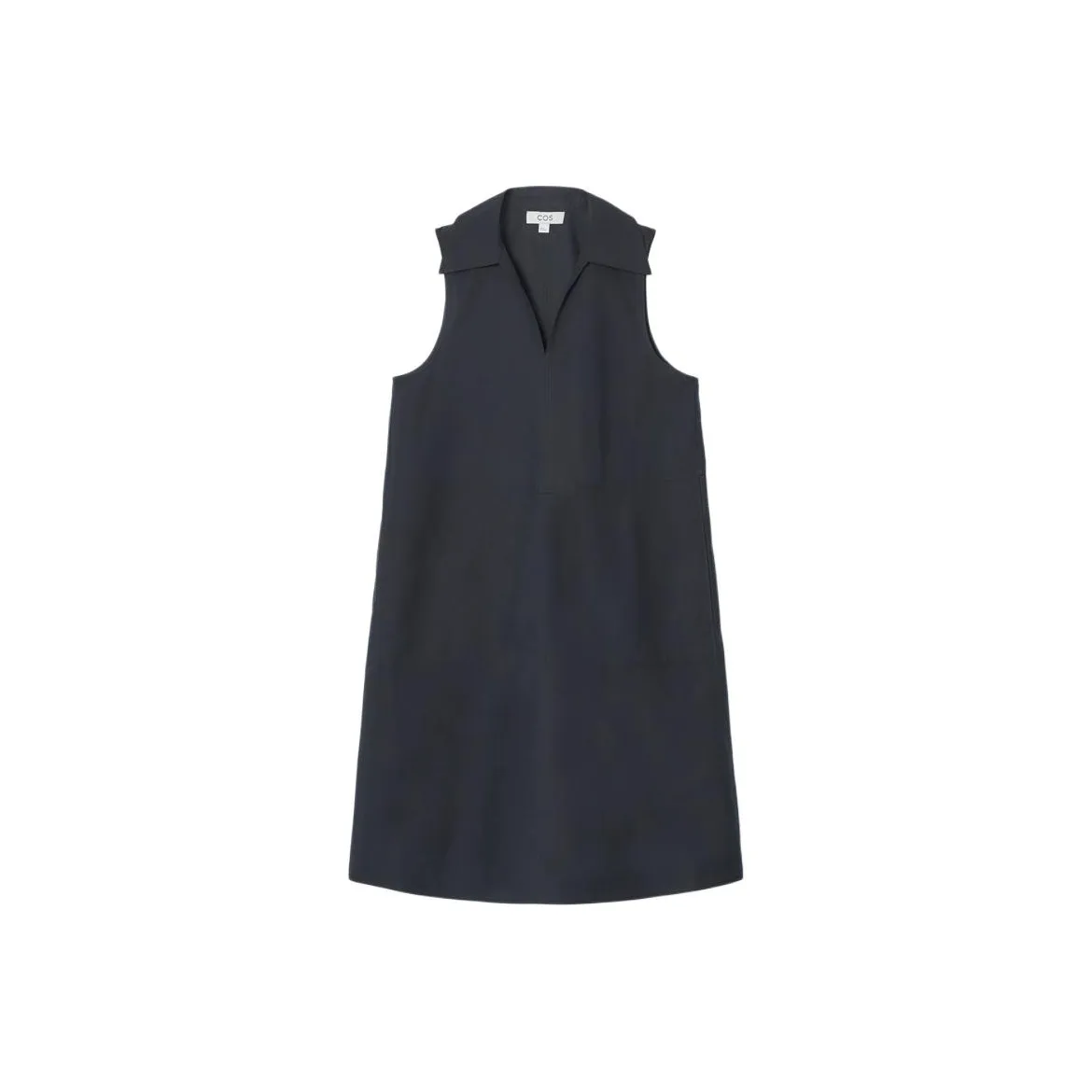 COS Темно-синий Женские Платья без рукавов