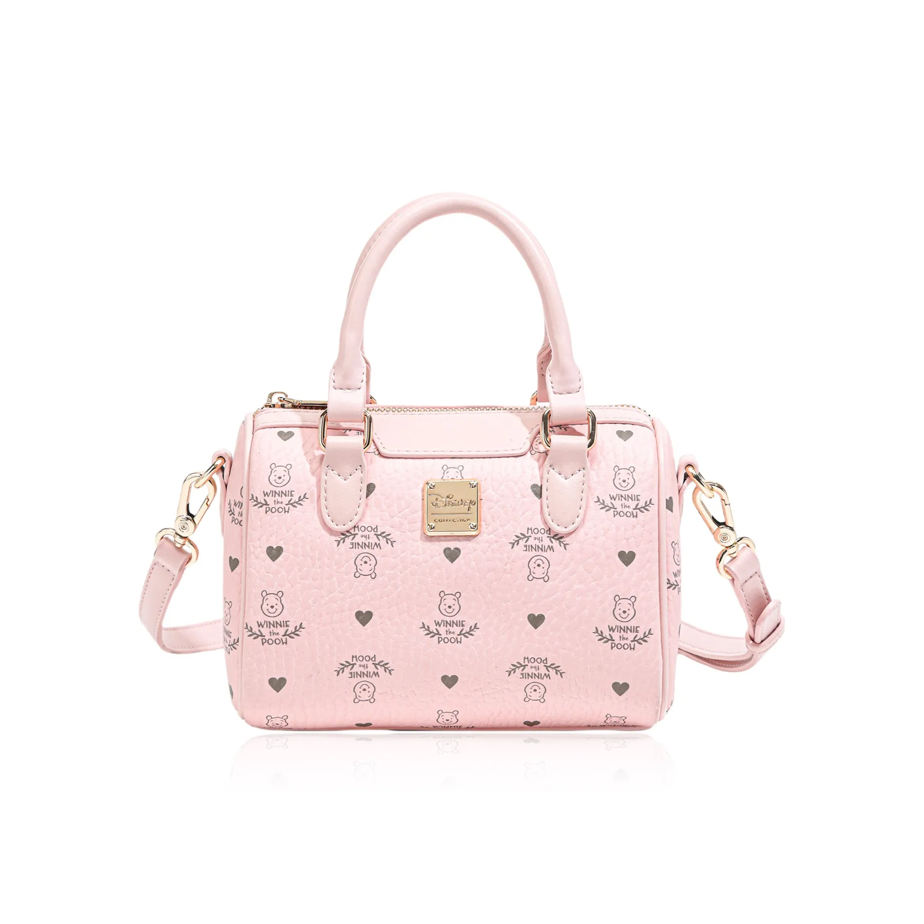 Disney Winnie The Pooh ПВХ через плечо одно плечо сумка женская розовая