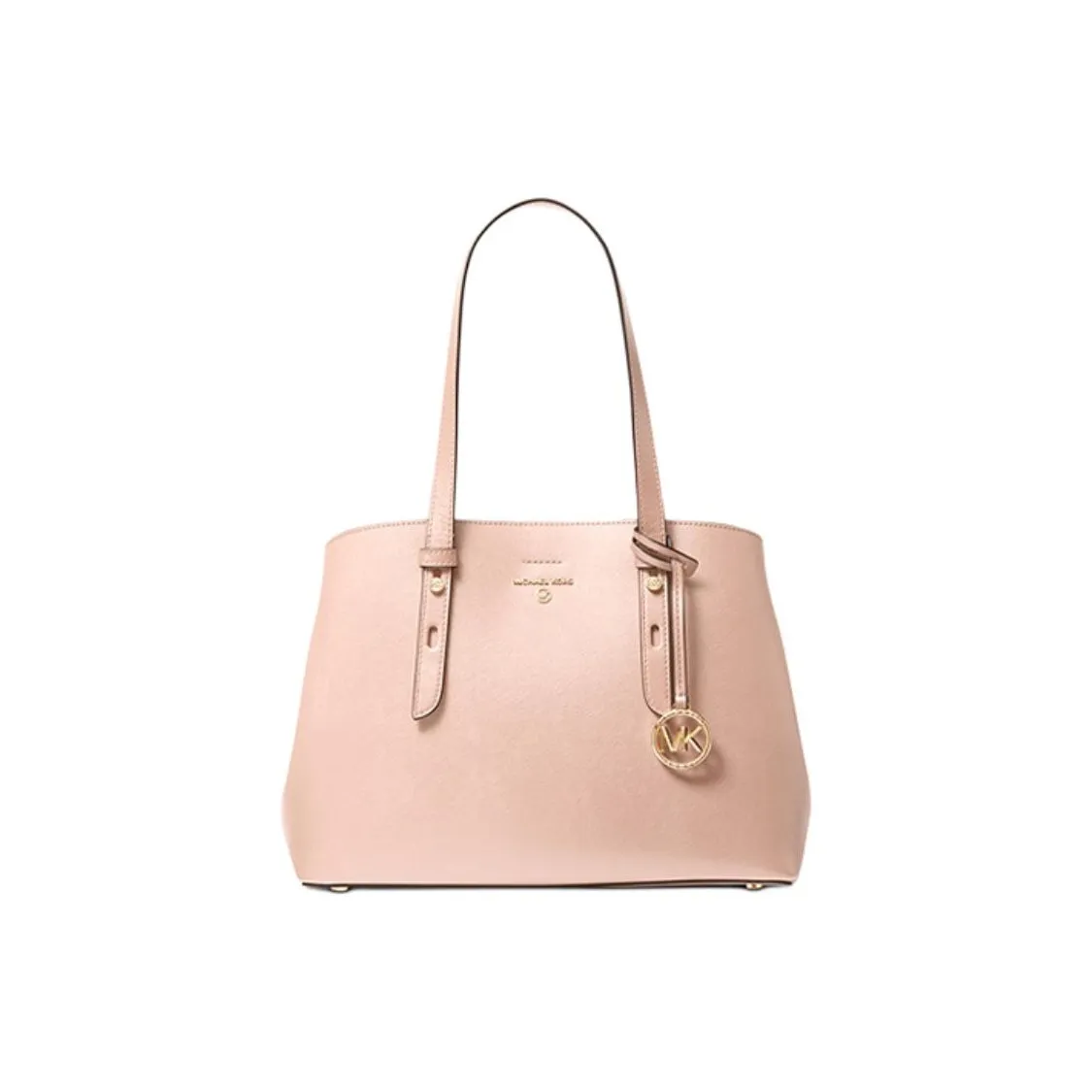 MICHAEL KORS MICHAEL KORS Luggage Collection Cow Leather Handbag Shoulder Bag Medium Size Women's Pink