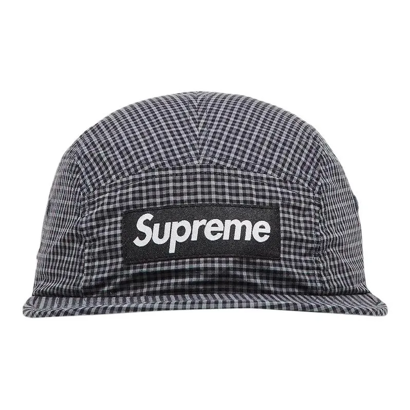 Supreme x Cordura Хлопковая Смешанная Кепка Унисекс Черная