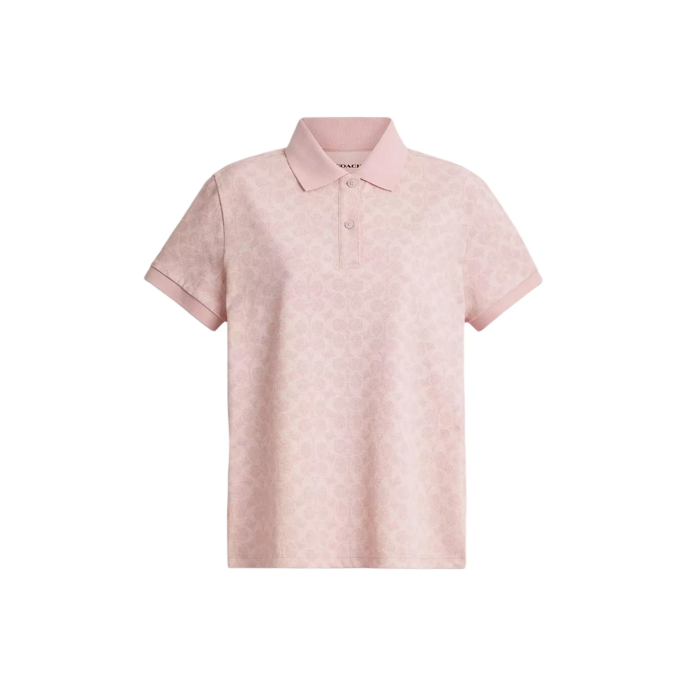 COACH SS25 Поло Женское Розовое