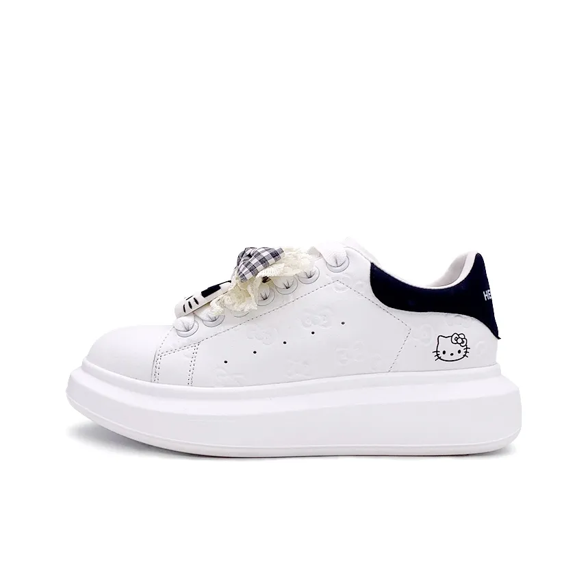 Hello Kitty Low Top Скейтборд Кроссовки Женские Белые Черные