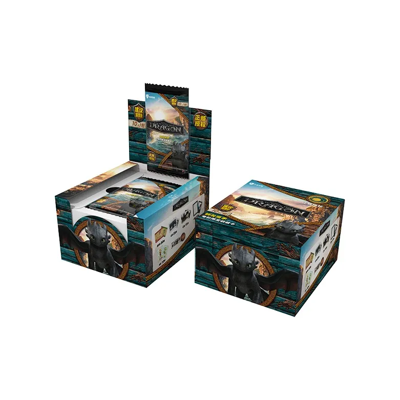 Kabao Cultural Creation Как обучить дракона Фильм Ограниченная коллекционная карта V10 IP Аниме Карточки 10 Сумки Коробка