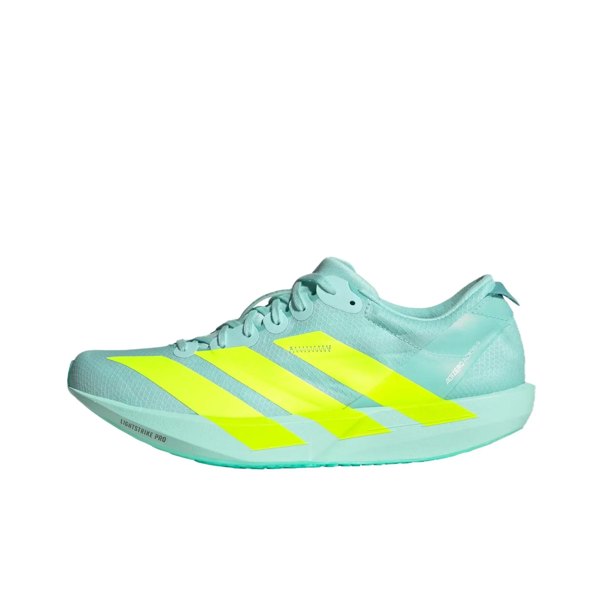 Adidas Adizero Adios 9 Устойчивый к истиранию Низкий Топ Повседневные Беговые кроссовки Женские Зеленый Желтый