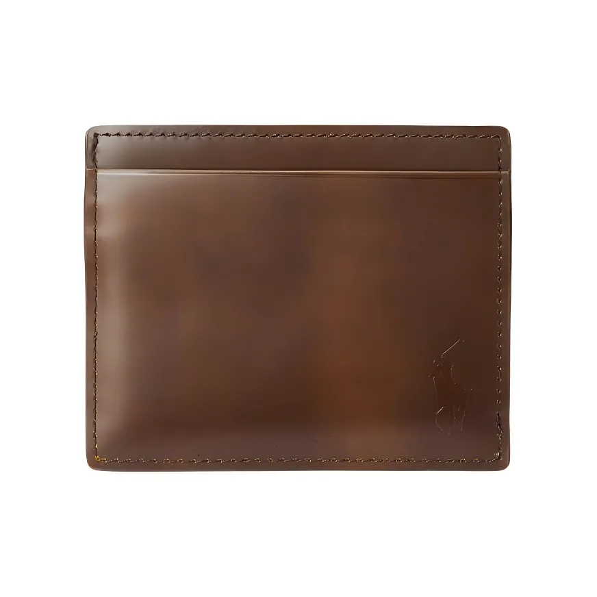 Polo Ralph Lauren Cow Leather Wallet Men's Brown