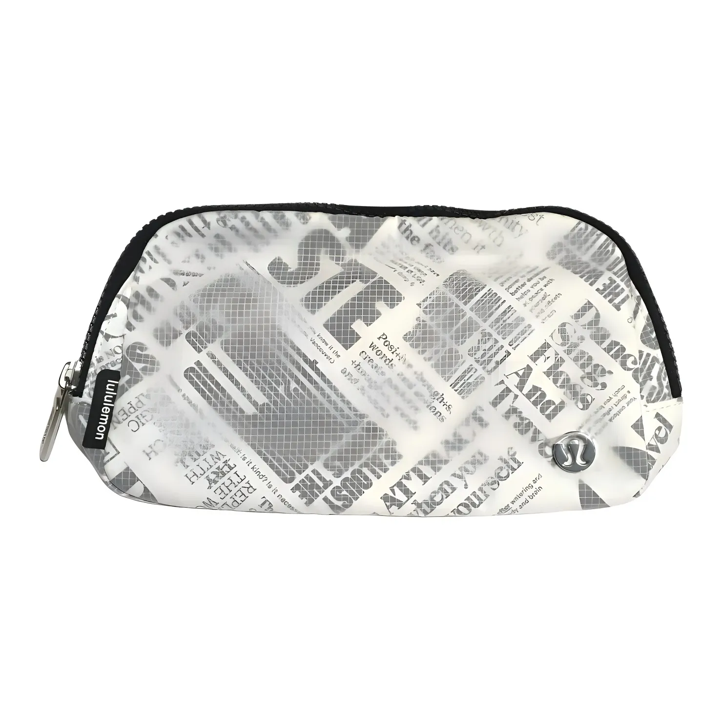 Lululemon Everywhere Нейлоновая Слинг-Сумка Поясная Сумка Унисекс Белый и Черный