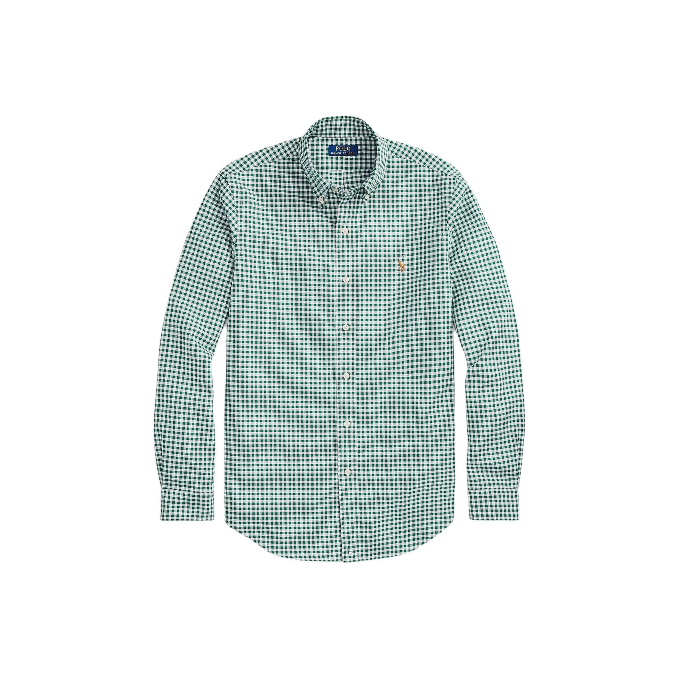 Polo Ralph Lauren Рубашка Classic Fit Мужская Зеленая