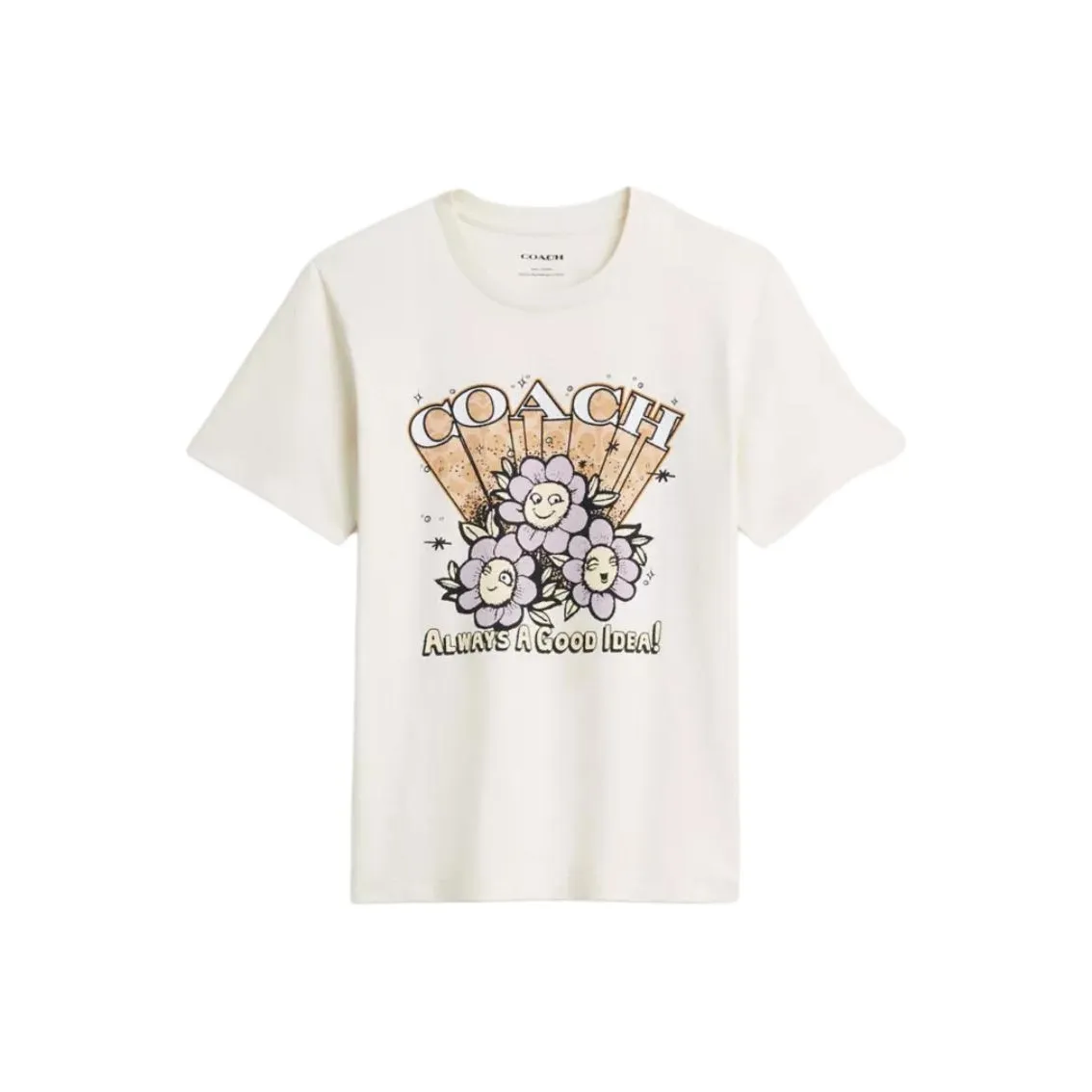 COACH SS25 Стандартная T-рубашка Женская