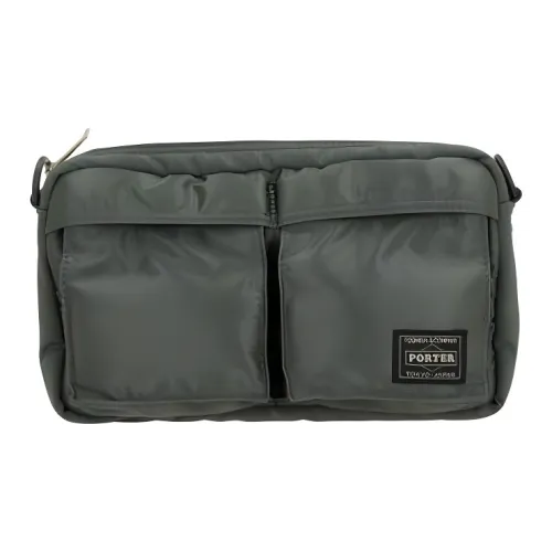 PORTER Клатчи Зеленый Унисекс