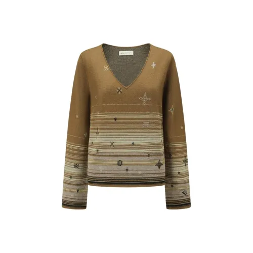 SWAYING KNIT Зеленый Женские Свитеры