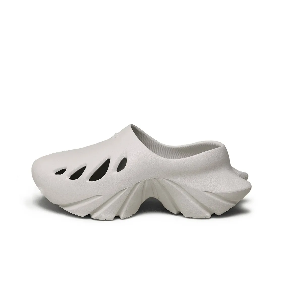 SMFK Резиновая подошва Тихий Домашние тапочки Женские Снежно-горный белый