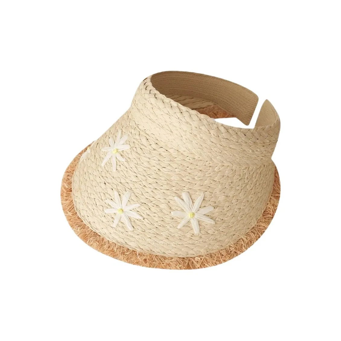 Ai Jiawei Плетеная соломенная кепка с козырьком Женская