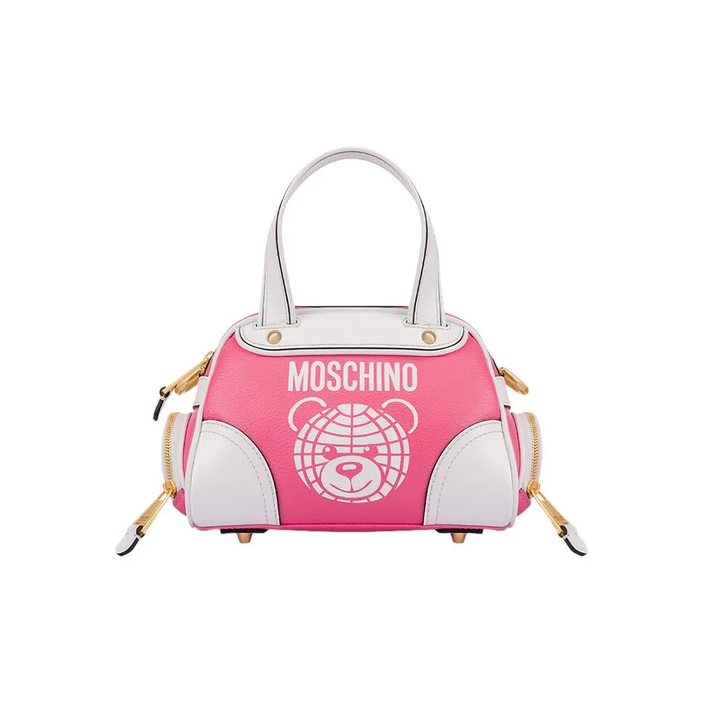 MOSCHINO Сумка через плечо из синтетической кожи маленькая сумка для женщин розовая