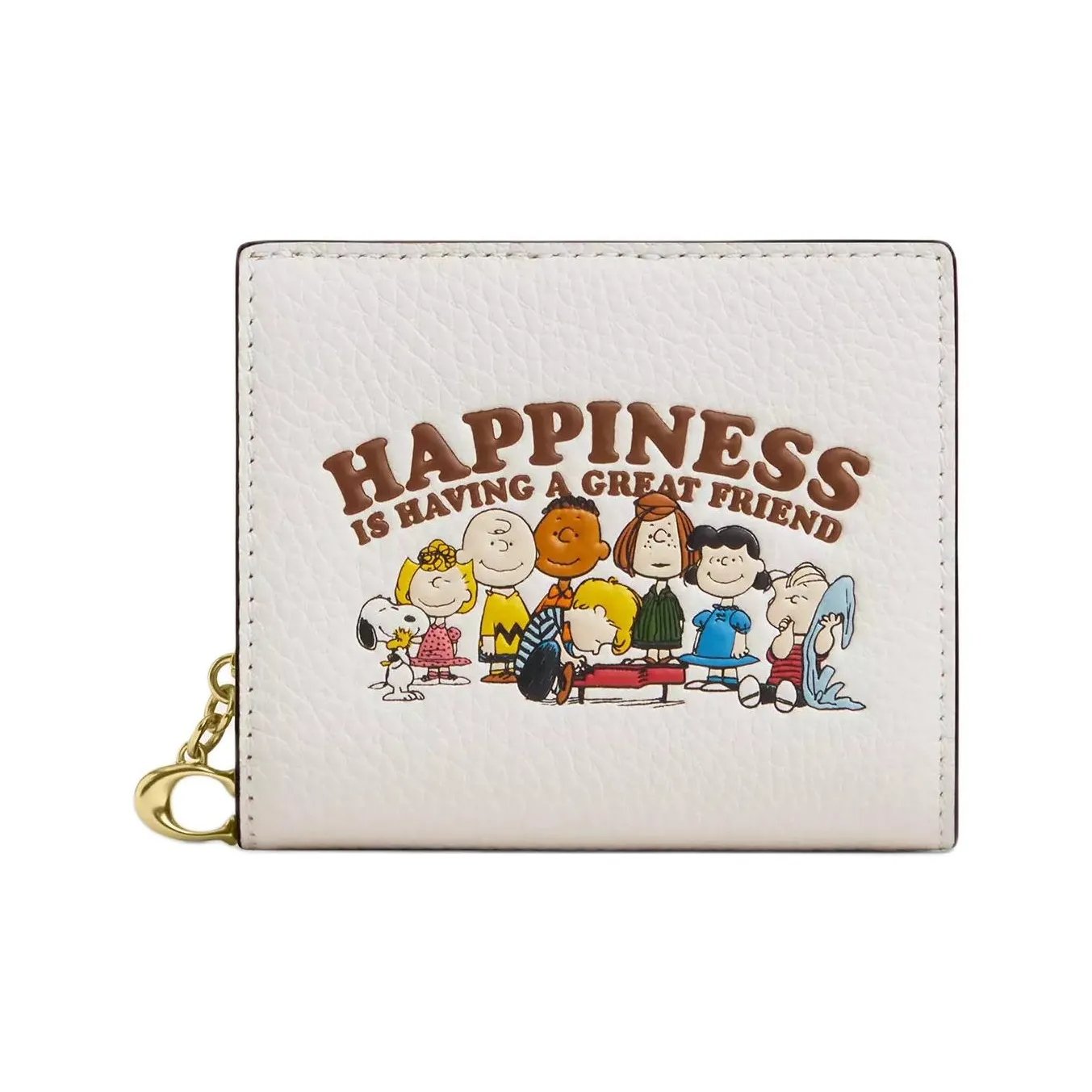 COACH PEANUTS Collaboration Кожа Кошелек Мини Женский Меловый Разноцветный