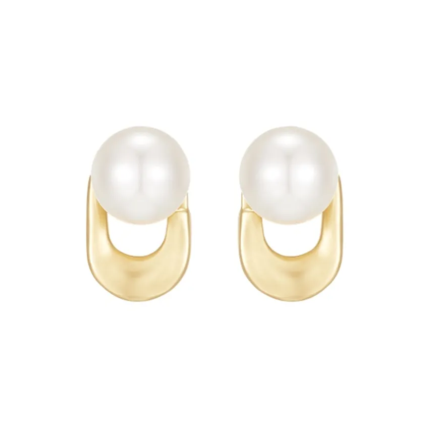 Fellala Искусственная жемчужина Серьги Женские Белые