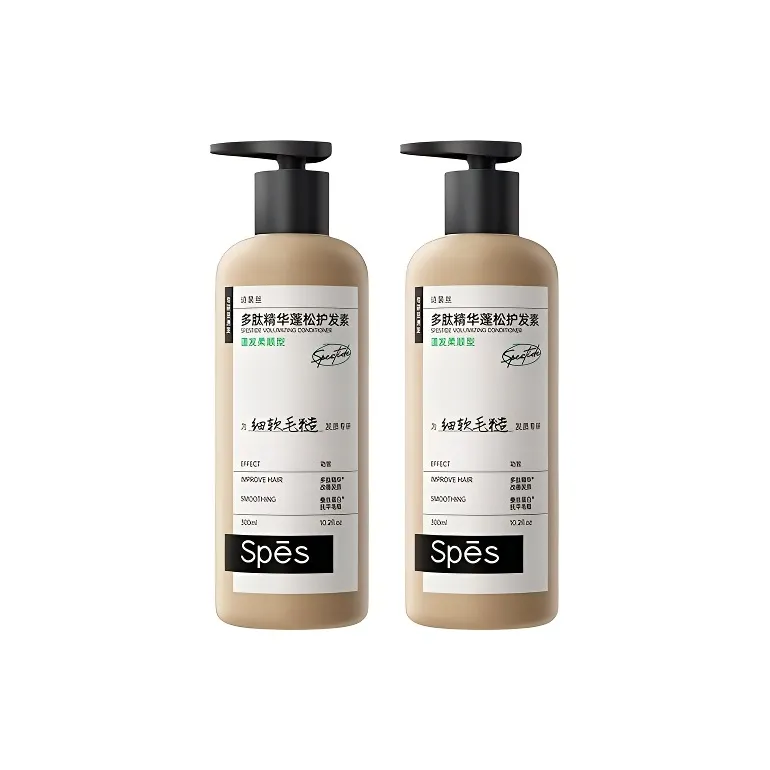 Spes Volumizing And Гладкий Стайлинг Сыворотки для волос Peptide Уволняющие и придающие объем 300 мл 300 мл*2