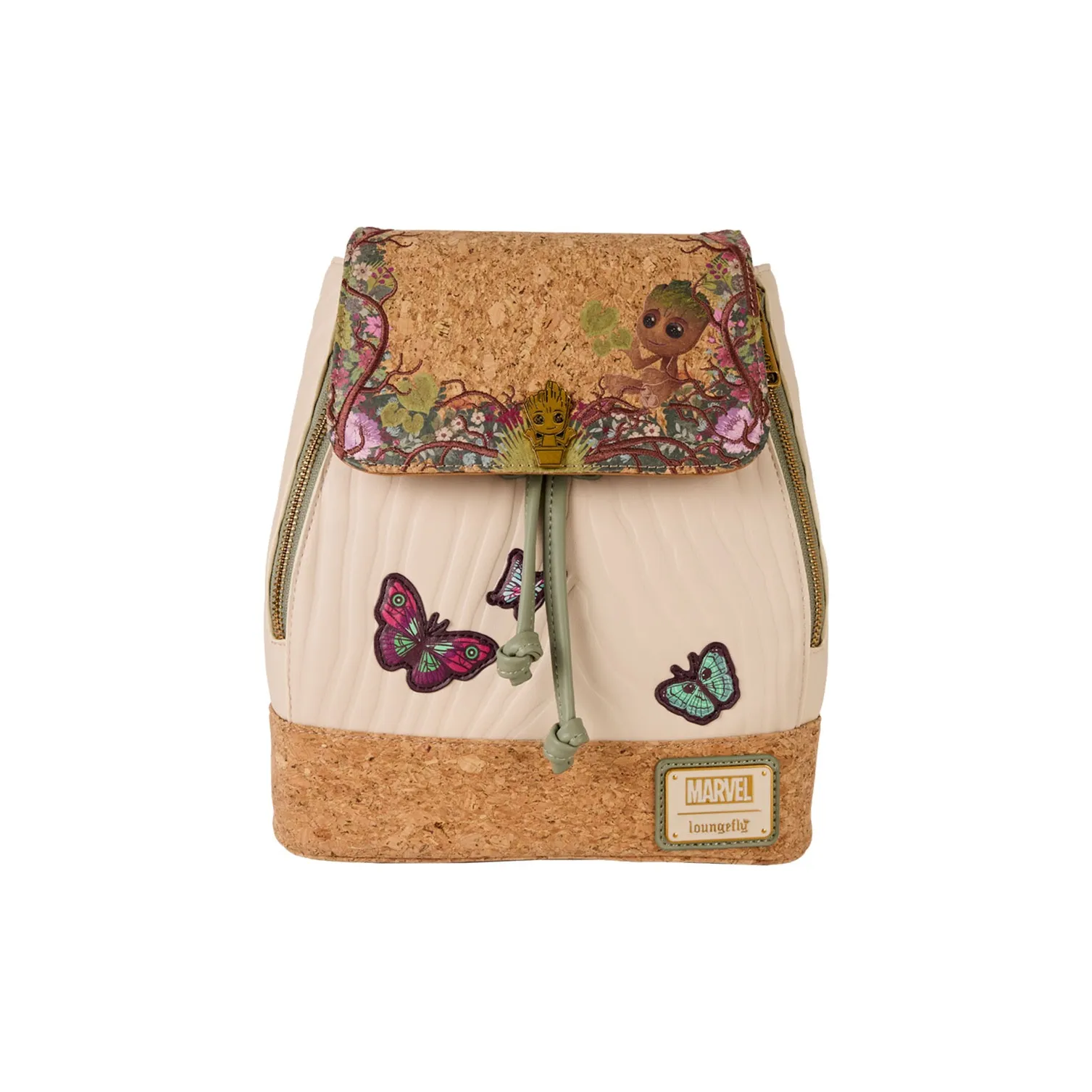 Loungefly Рюкзак из искусственной кожи стандартный женский бежевый