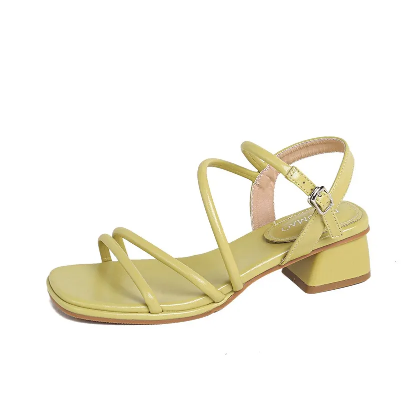 TAFN One Ремень Сандалии Женские Earth Желтый