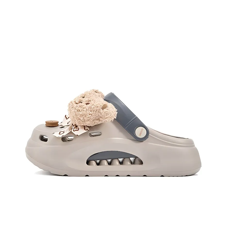 JOSINY Сабо Серо-голубой Высота каблука 4 см Женские