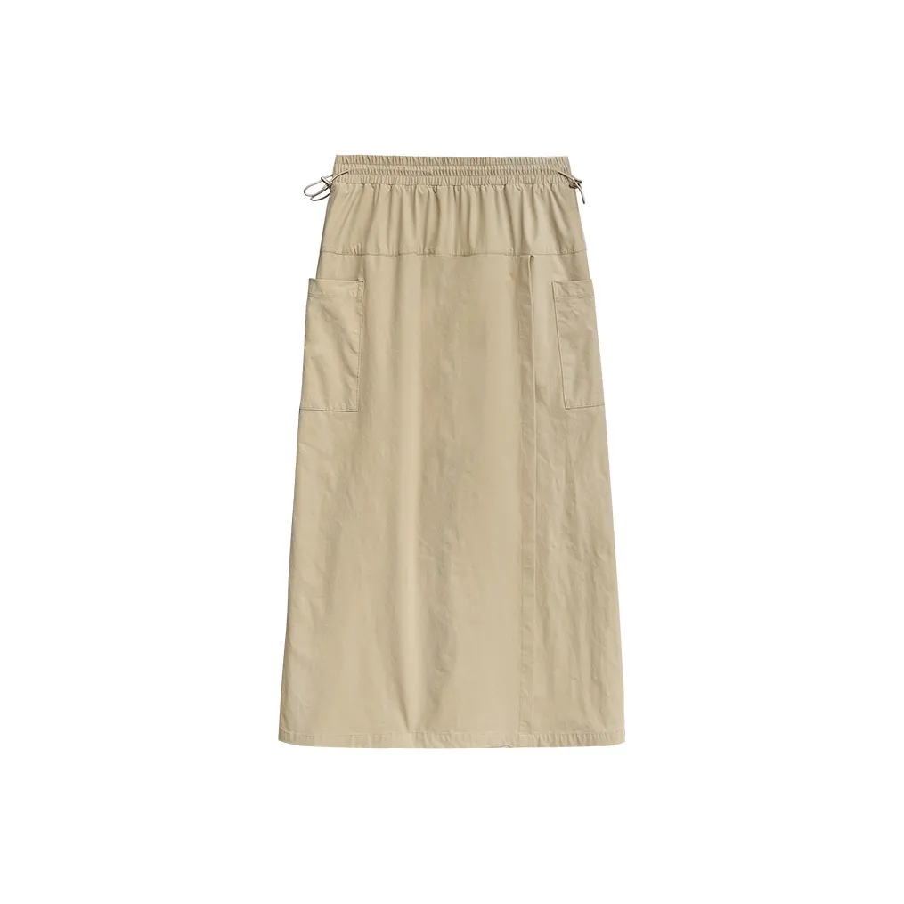 Lulupeach 2025 Лето Повседневный Длинный Юбка Свободный крой Женский