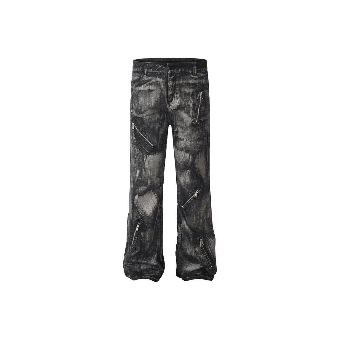 PAINT STAIN Черный Унисекс Джинсы