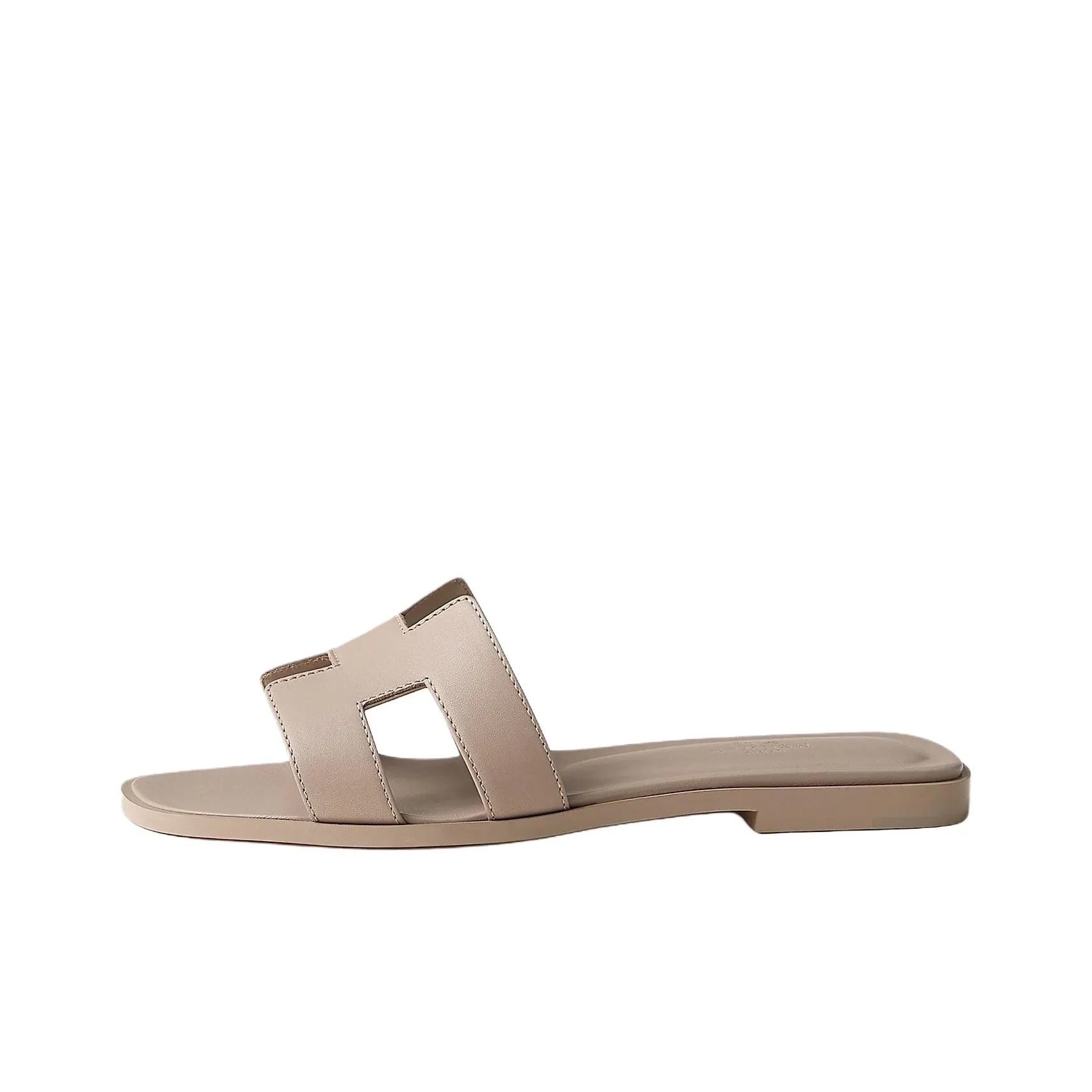 HERMES Slide Slippers Women's Beige