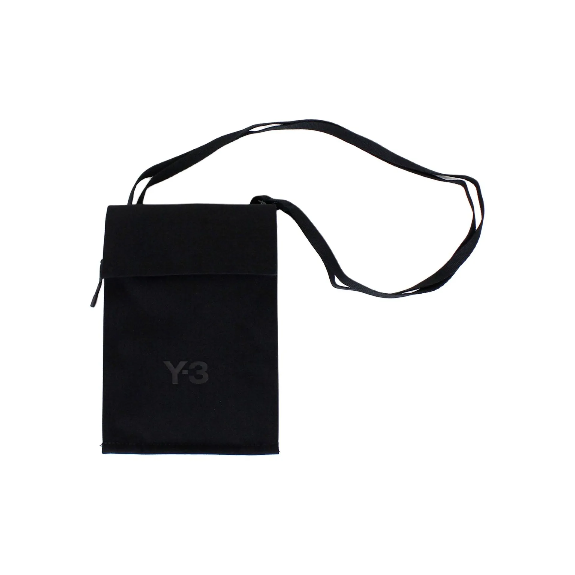 Y 3 Нейлоновая сумка через плечо унисекс черного цвета