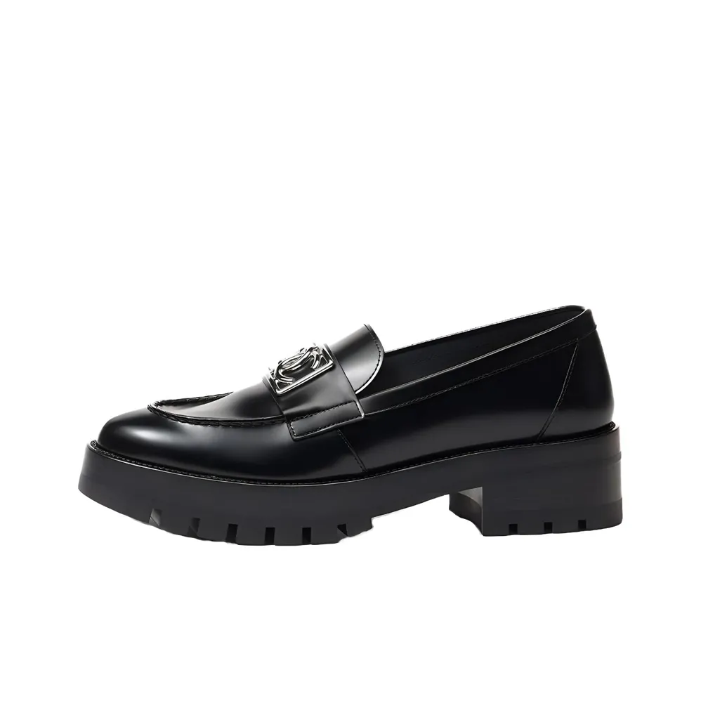 CHANEL Loafers Women's Black
