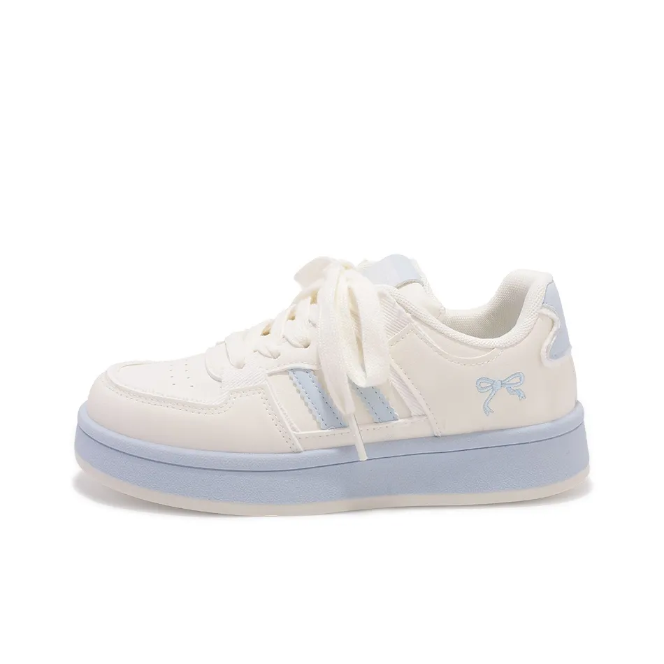 BLUBLONC Низкие кроссовки для скейтбординга женские синие Glamor