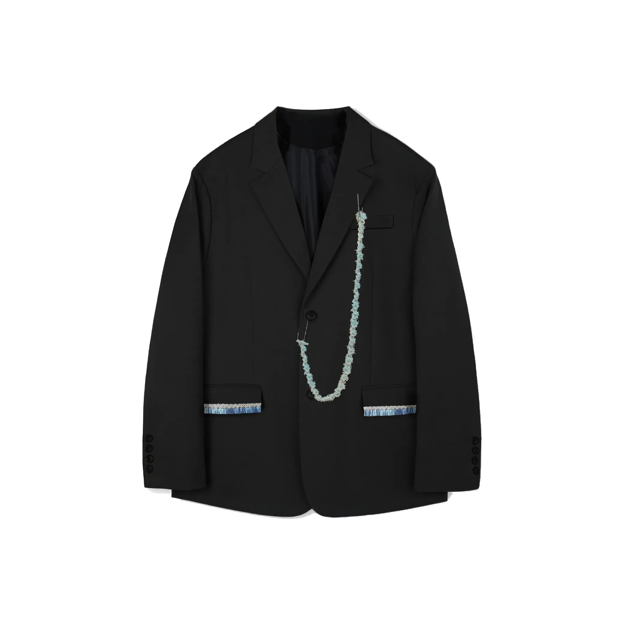 VXOXV Черный Унисекс Офисные костюмы